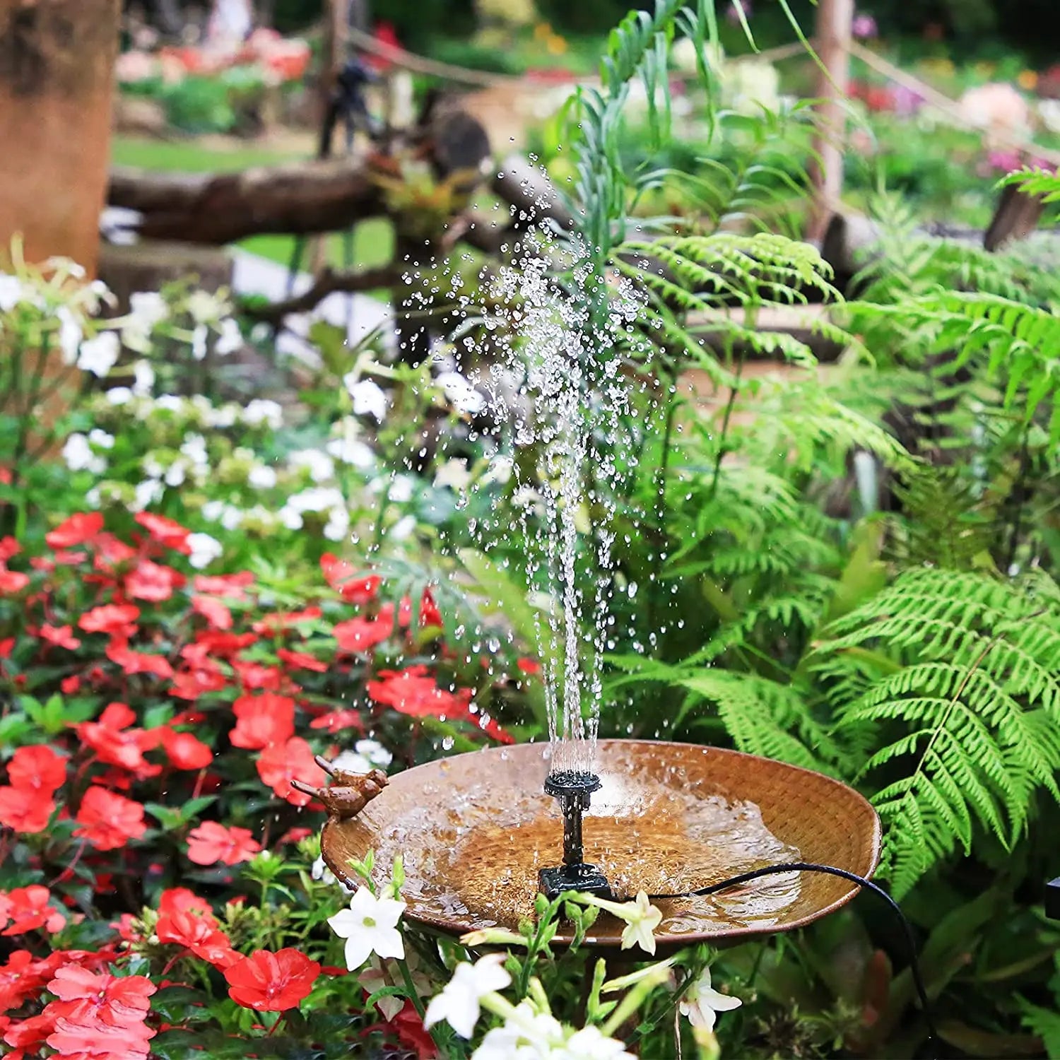 Solar Fountain Pump Kit for Low Noise Outdoor Decor - Smarsty