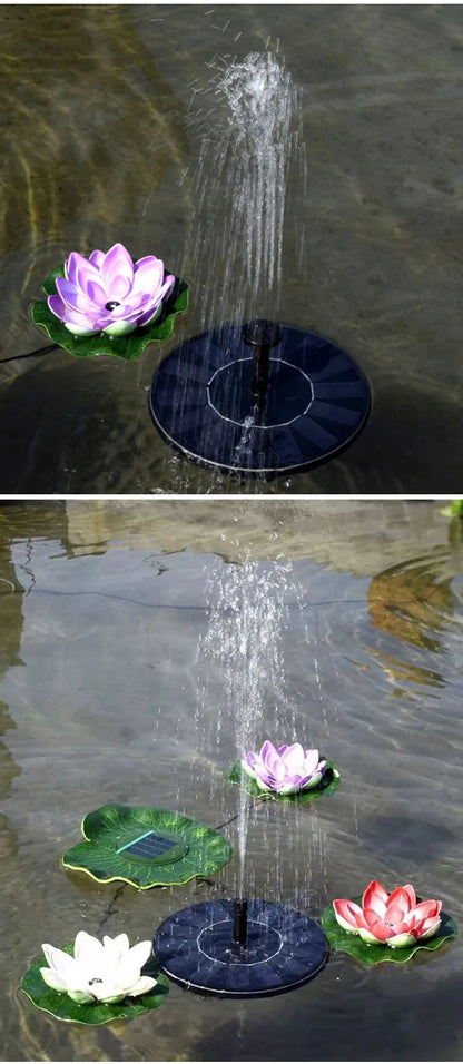Solar Powered Floating Fountain for Garden and Patio - Smarsty