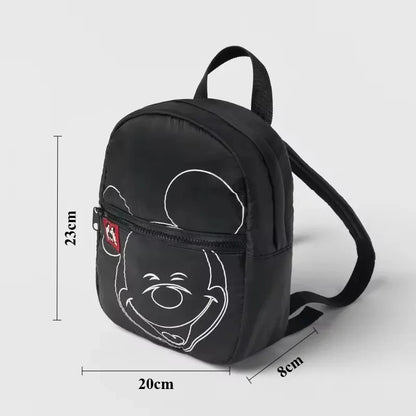 Mickey Mouse Canvas Backpack Large Capacity School Bag - Smarsty