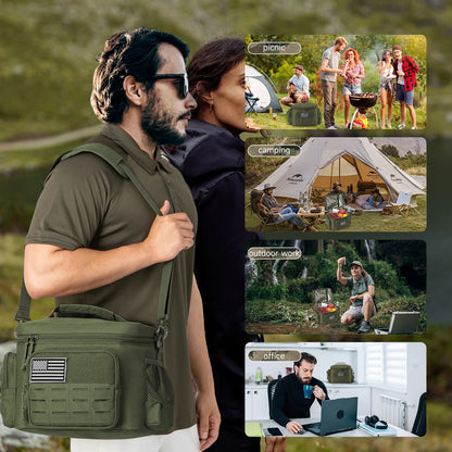 Tactical Lunch Box for Men Insulated Leakproof Cooler Bag - Smarsty