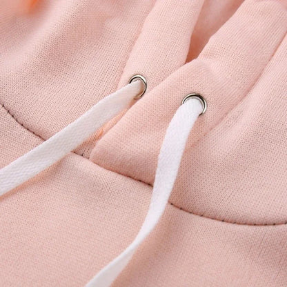 Autumn Winter Warm Women's Fleece Long Sleeve Hoodie Fashion Slim Fit Sweatshirt Ladies Casual Color Matching Outdoors Pullover