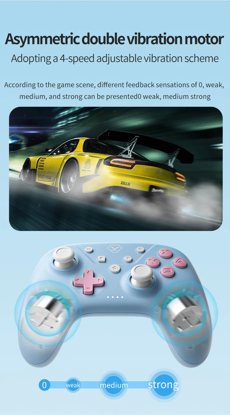 AOLION Bluetooth Controller for Switch PC iOS Android Turbo Function - Smarsty