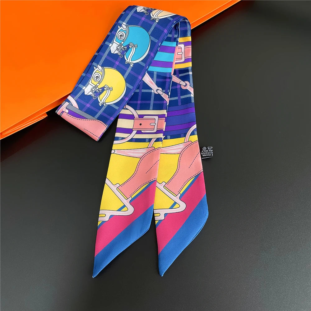 Silk Summer Scarf for Women Lightweight Neckwear - Smarsty