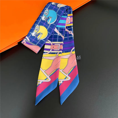 Silk Summer Scarf for Women Lightweight Neckwear - Smarsty