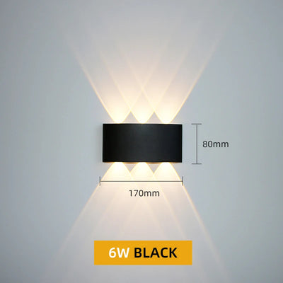 Waterproof Aluminum LED Wall Lamp for Indoor and Outdoor Use - Smarsty