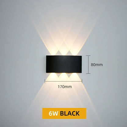 Waterproof Aluminum LED Wall Lamp for Indoor and Outdoor Use - Smarsty