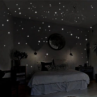 Luminous Glow In The Dark Star Wall Stickers - Smarsty
