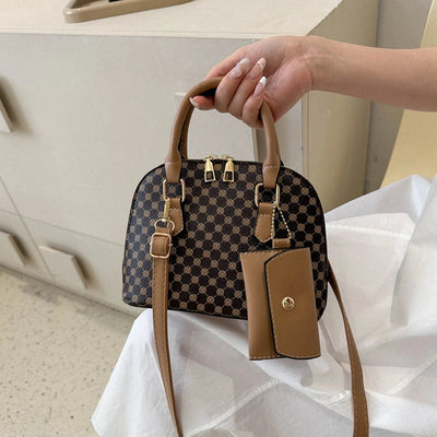 Lux Plaid Crossbody Bag For Women With Compact Mini Purse - Smarsty