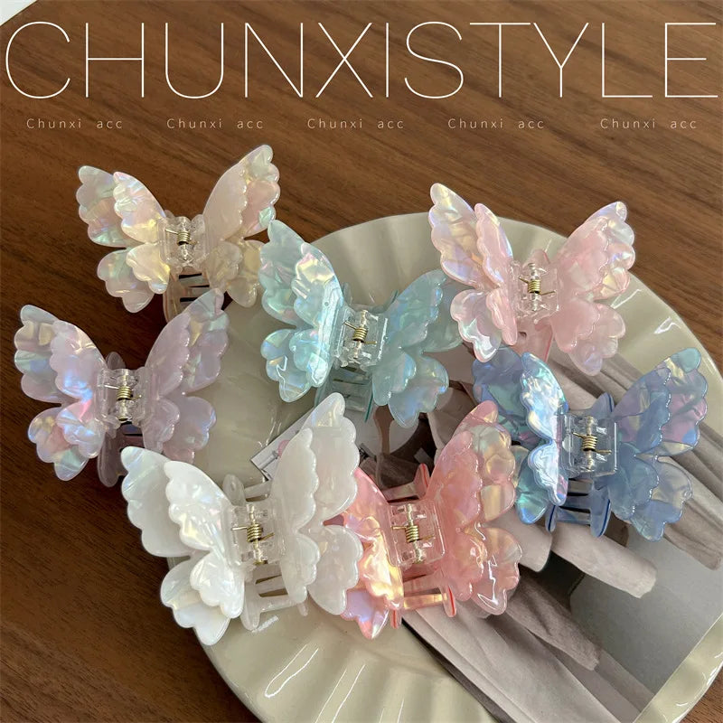 Fairy Butterfly Hair Claw Clip for Stylish Updos - Smarsty