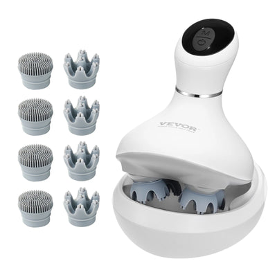 SucceBuy Electric Scalp Massager Rechargeable Head Massager Hair Growth Waterproof Portable Kneading Electric Scalp Scratcher