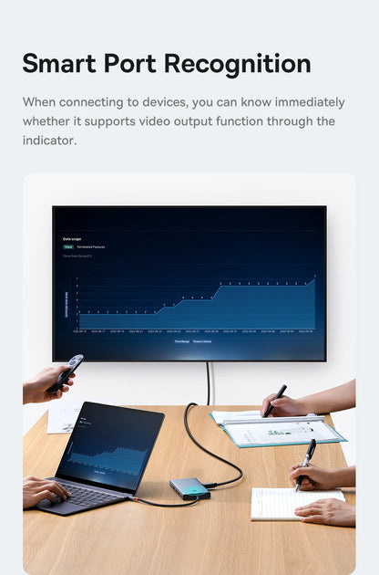 USB-C Hub 4K Ultra HDMI Multiport RJ45 VGA PD 100W