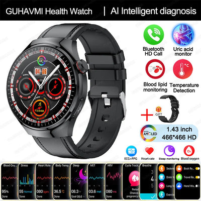 2025 Smart Health Watch with Blood Oxygen and ECG - Smarsty