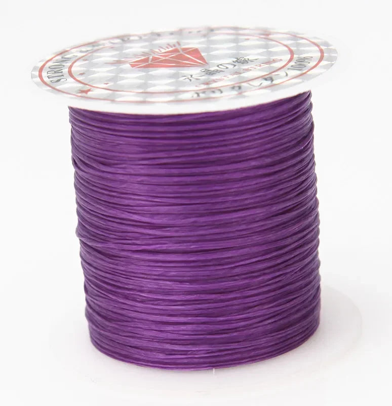 Strong Elastic Beading Cord 1mm 10m Durable Stretch - Smarsty