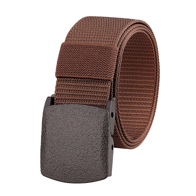 Durable Casual Canvas Belt With Easy Adjust Buckle - Smarsty