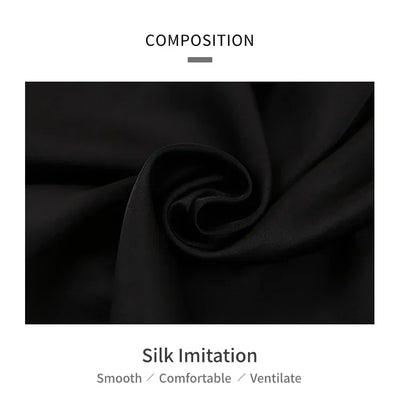 Plus Size Autumn and Winter Silk Pajamas Women Tops and Pants Solid Casual Soft Nightwear Buttons Cardigan Sleepwear Homewear - Smarsty