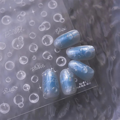 Dreamy Summer Beach Nail Art Stickers for Manicure - Smarsty