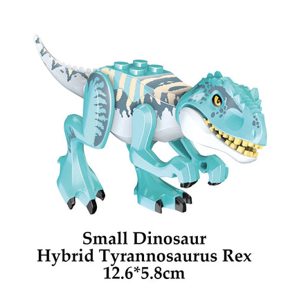 Jurassic Dinosaur World Brutal Raptor T-Rex Triceratops Indominus Rex Model Building Blocks Dino Velociraptor Figure Bricks Toys