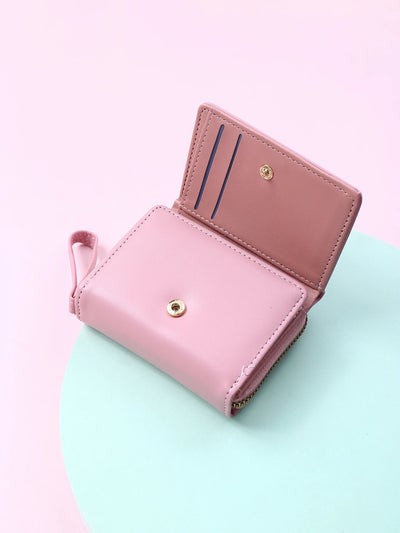 Luxury Brand Women's Small Wallet Female Card Holder Short Wallets with Coin Purse for Woman Ladies PU Leather Hasp Mini Clutch - Smarsty