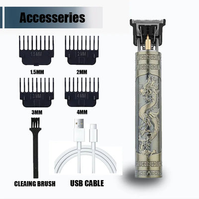 Heavy Metal Hair Clipper for Professional Men's Cuts - Smarsty