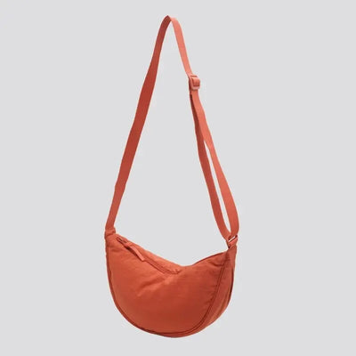 Nylon Shoulder Bag Large Capacity Womens Dumpling Style - Smarsty