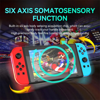 BT 5.2 RGB LED Joy Controller for Nintendo Switch - Smarsty