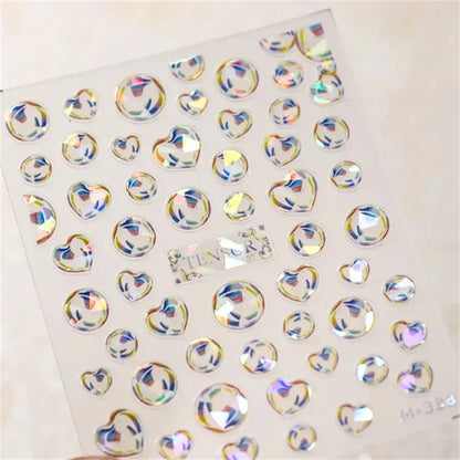 Dreamy Summer Beach Nail Art Stickers for Manicure - Smarsty