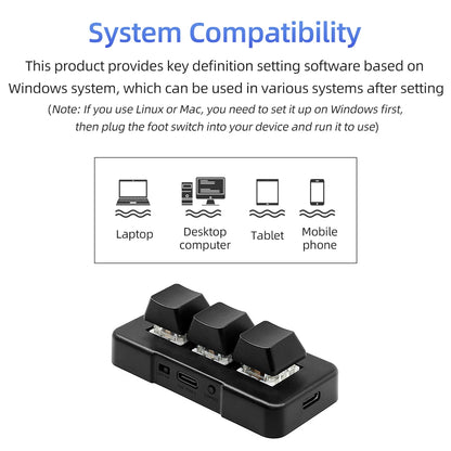 Mini Bluetooth Mechanical Keyboard Dual Mode USB Wireless