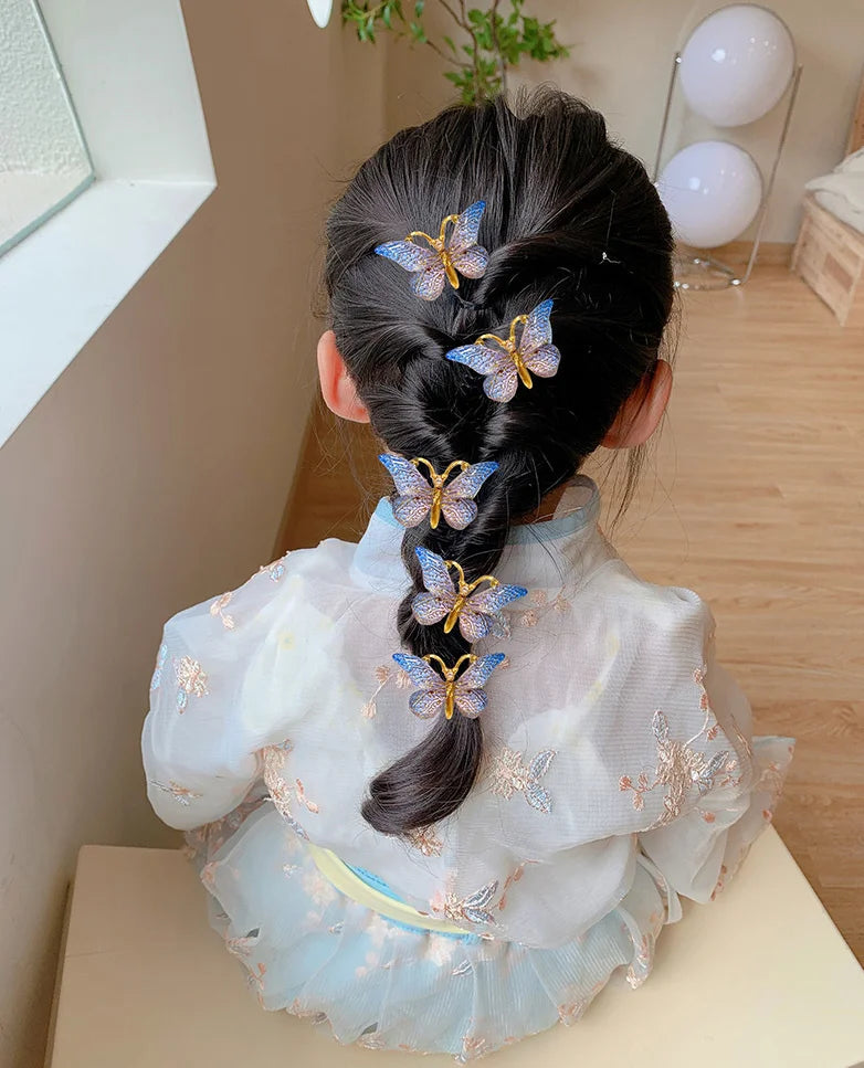 Cute Color Gradient Baby Hairpins Set for Girls - Smarsty