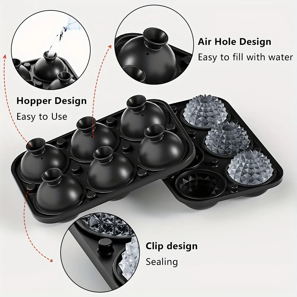 Easy Release Silicone Ice Cube Tray for Perfect Drinks - Smarsty