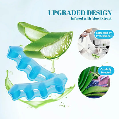 Silicone Toe Separators for Bunion Correction and Foot Comfort - Smarsty