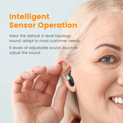Rechargeable Invisible Hearing Aid for Clear Sound - Smarsty