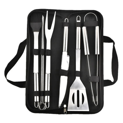 Stainless Steel BBQ Tool Set With Portable Storage Bag - Smarsty