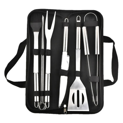 Stainless Steel BBQ Tool Set With Portable Storage Bag - Smarsty