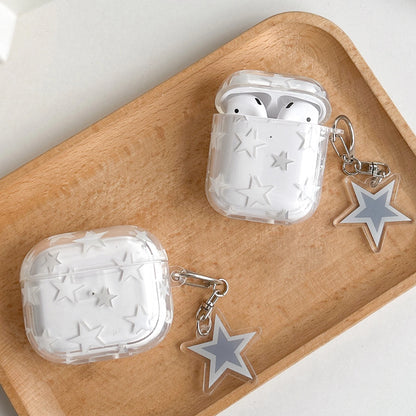 Wireless Bluetooth Earphone Case with Star Pattern - Smarsty