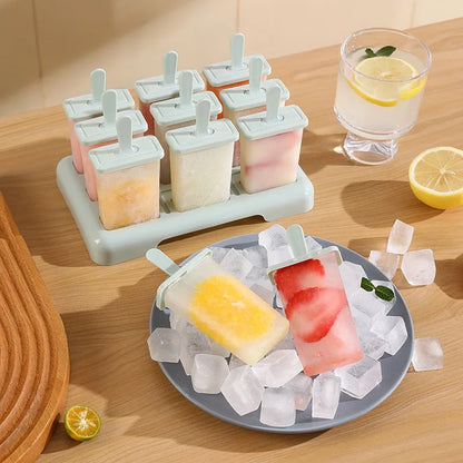 Homemade Ice Cream Popsicle Mold Set for Summer Fun - Smarsty