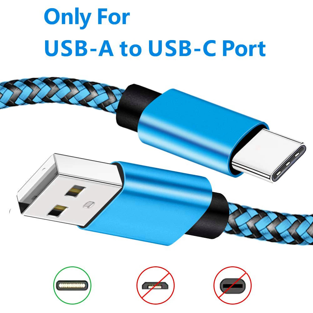 Nylon Braided USB Type C Cable For Fast Charging - Smarsty