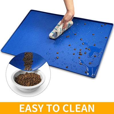 Waterproof Pet Placemat for Easy Feeding Cleanup - Smarsty