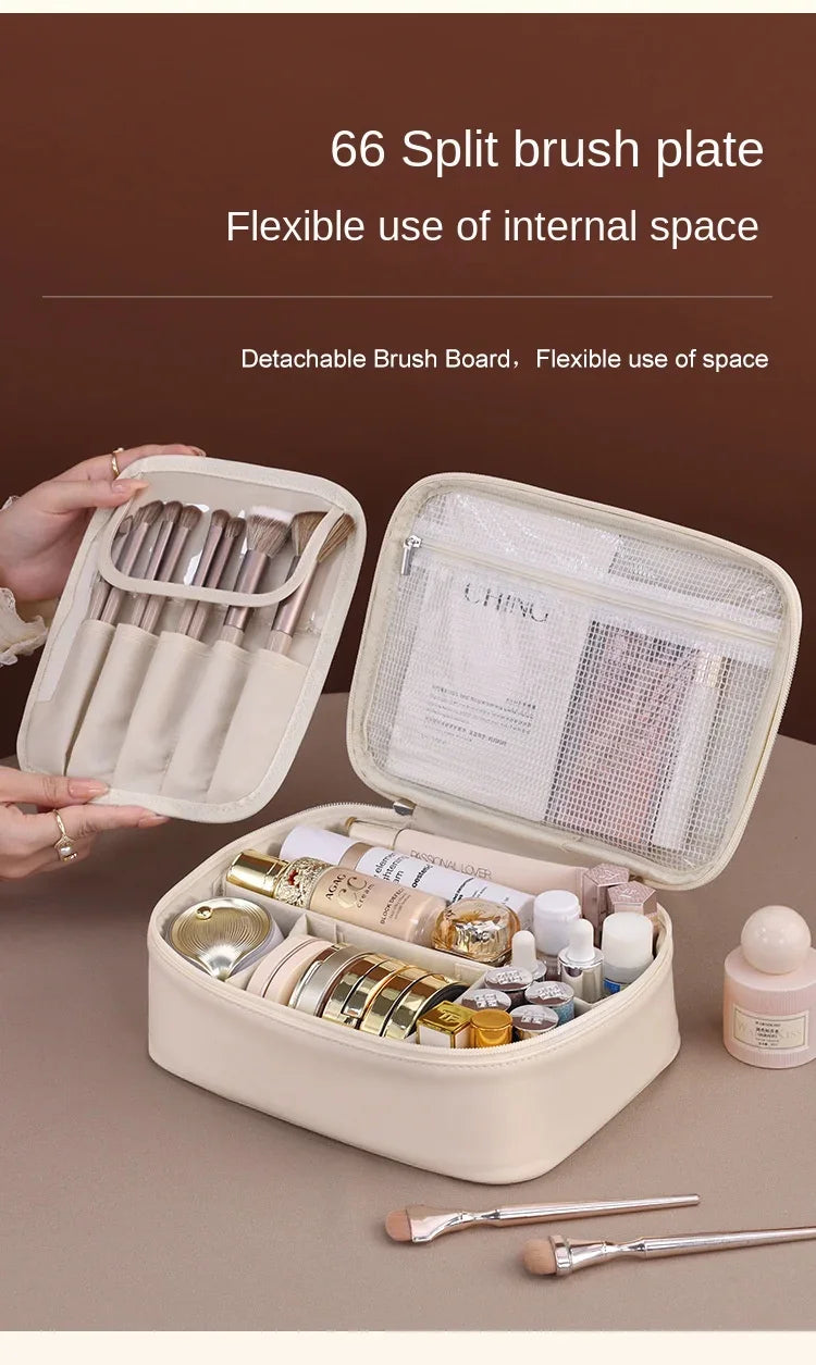 Luxury Makeup Bag With Large Capacity Travel Organizer - Smarsty