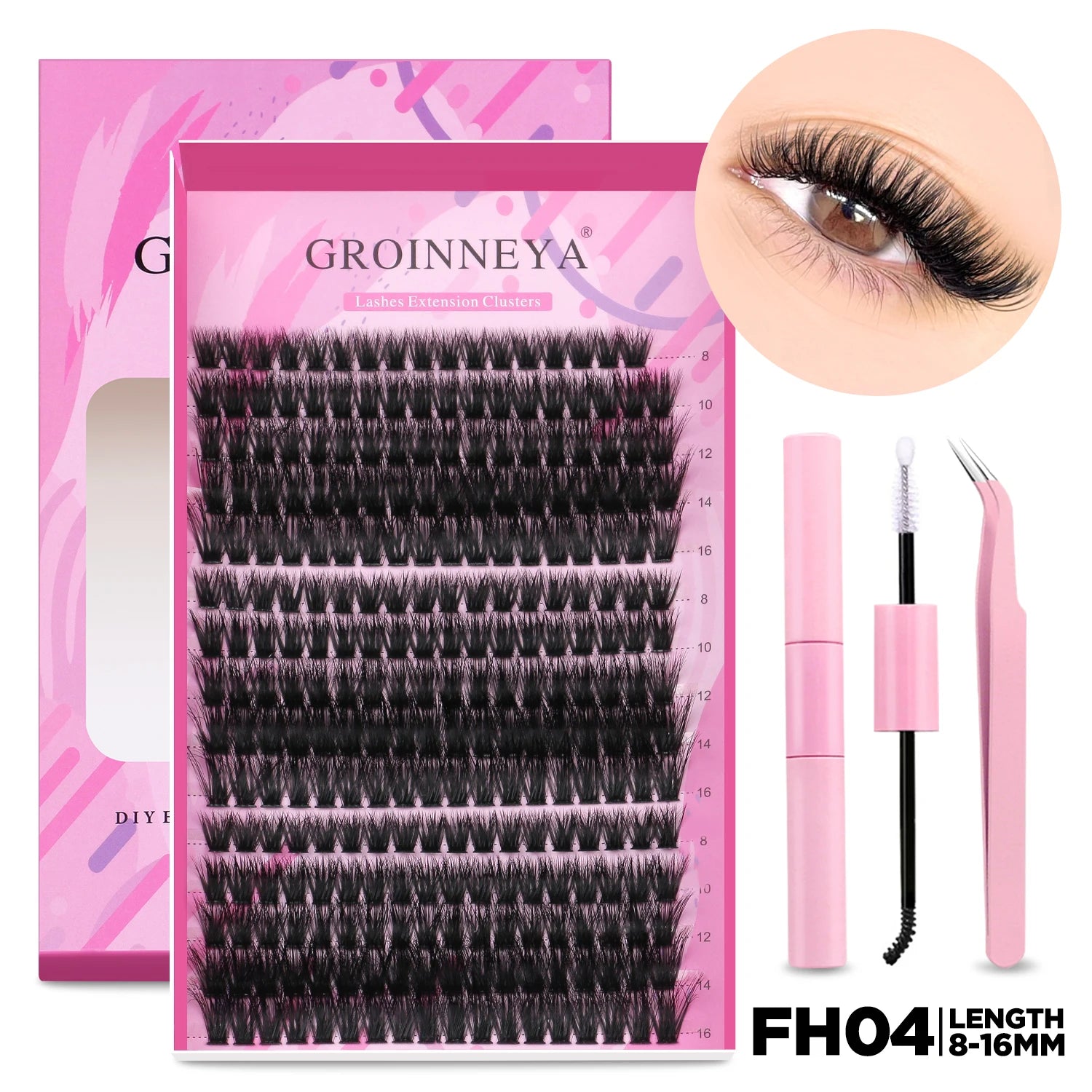 DIY Lash Extension Kit with Individual Lashes for Home Use - Smarsty