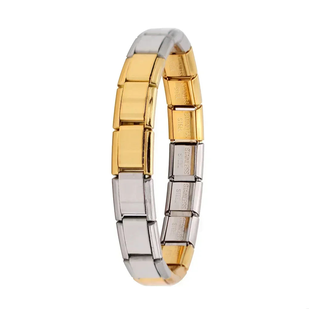 Hapiship Women's Italian Stainless Steel Charm Bracelet - Smarsty