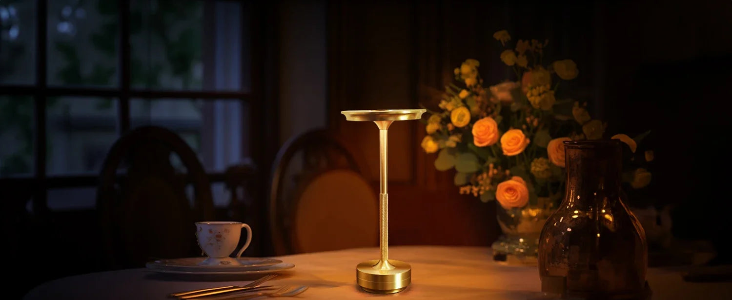 Portable LED Dimmable Aluminum Desk Lamp for Atmosphere - Smarsty