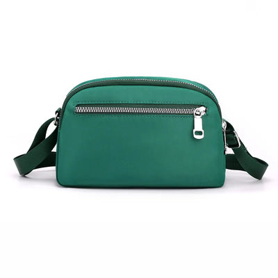 Waterproof Nylon Crossbody Bag For Women With Zipper - Smarsty