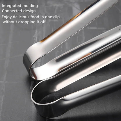 Stainless Steel Grill Tongs with Non-Slip Grip - Smarsty