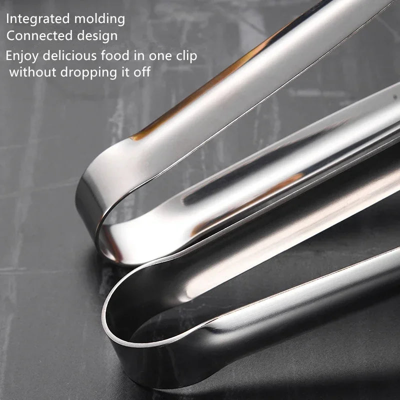 Stainless Steel Grill Tongs with Non-Slip Grip - Smarsty