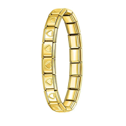Hapiship Women's Italian Stainless Steel Charm Bracelet - Smarsty