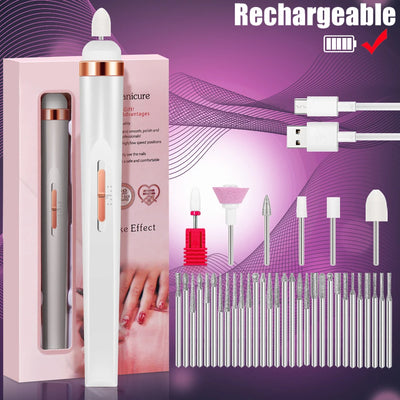 Portable 5 in 1 Electric Nail Drill Set for Professional Manicures - Smarsty