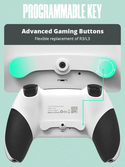 Bluetooth Wireless Controller for PS4 and PC Gaming - Smarsty