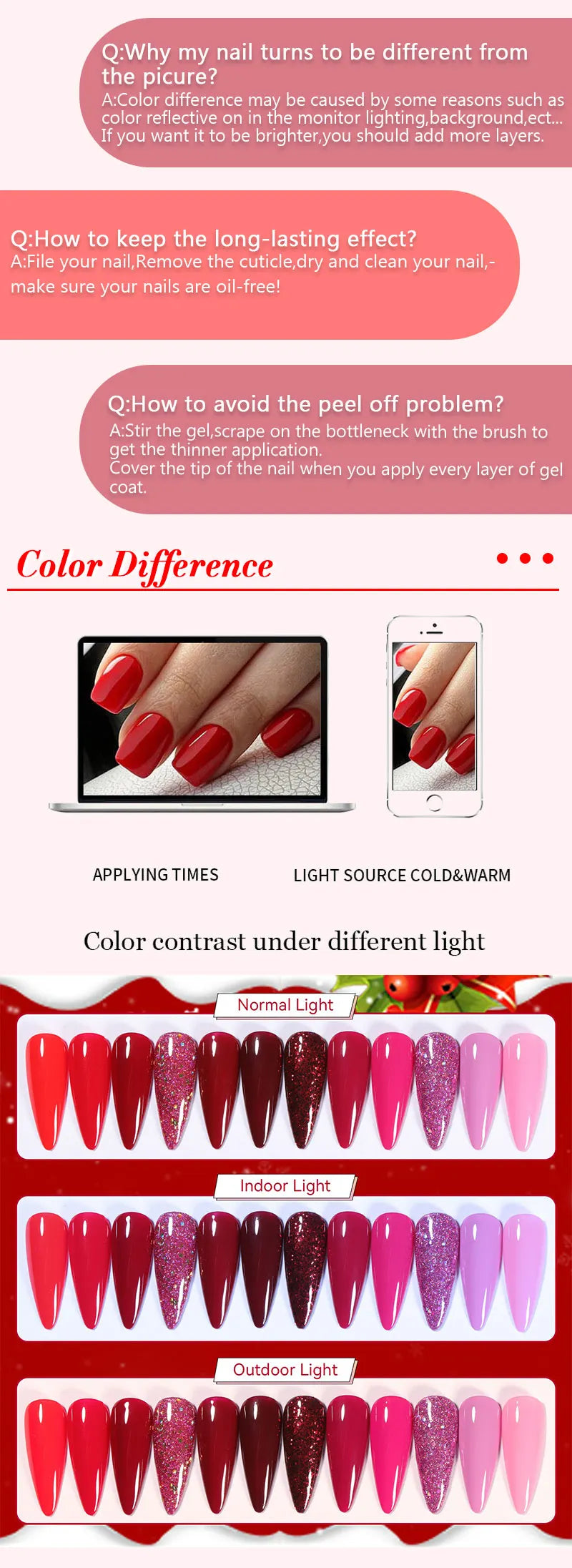 LILYCUTE 6 Piece Coffee Gel Nail Polish Set - Smarsty