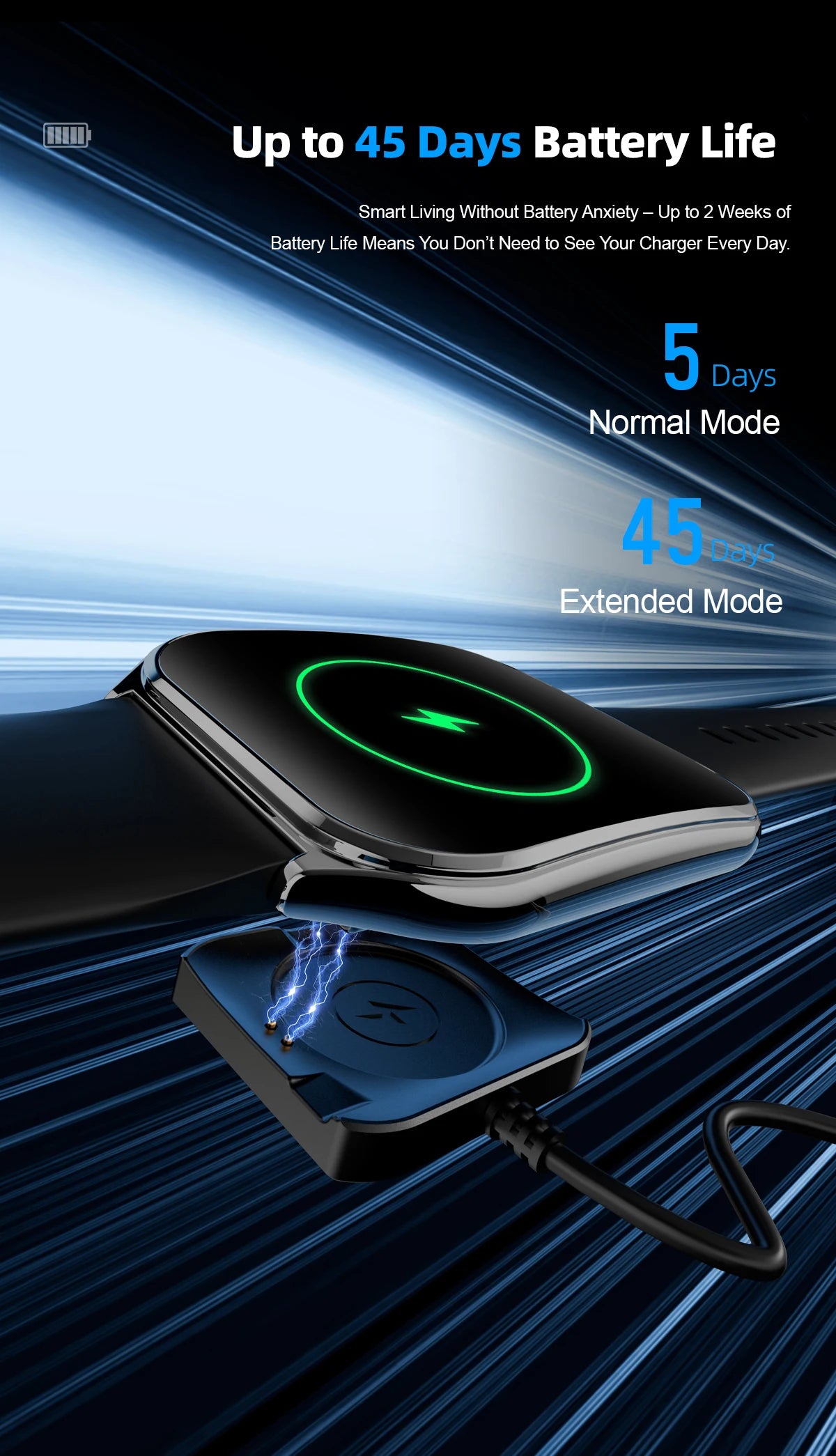 Ultra Thin Smart Watch with AMOLED Display and Call Reminder - Smarsty