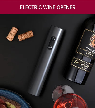 Automatic Electric Wine Bottle Opener for Effortless Cork Removal - Smarsty